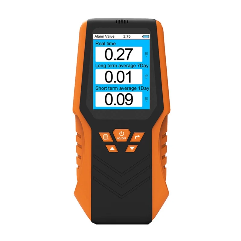 A98E-Radon Gas Detector Intelligent Radon Detector Handheld Analytical Tool Air Historical Average Radon Gas Detector