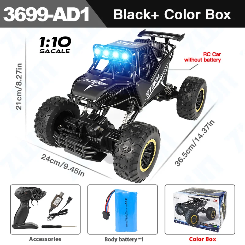 ZWN 1:10 Jumbo Size Remote Control Buggy Full Proportion Four