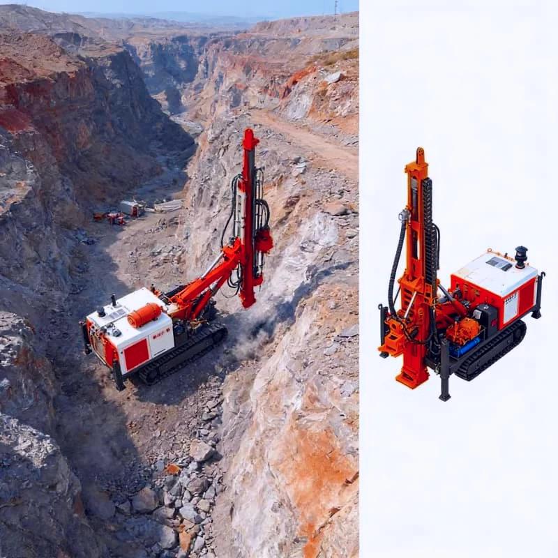 Full Hydraulic Drill Rig for Rock Coring Multifunctional Deep Drilling Machine for Mineral Prospecting Customized To Order Sale