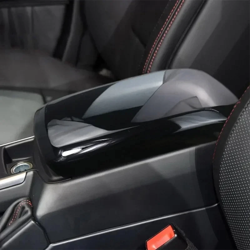 Car Center Armrest Box Panel Trim For Mercedes Benz CLA C117 GLA X156 A Class W176 13-18 Protecting Covers Carbon Fiber Parts