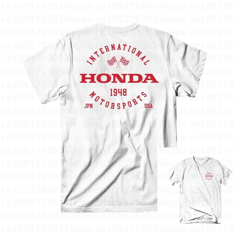 Herren- und Damen-T-Shirts, Rennmotorrad-Kultur-Shirts, Sommer, neue Vintage-Flügel-Offroad-Kurzarm-Shirts – Detail 5