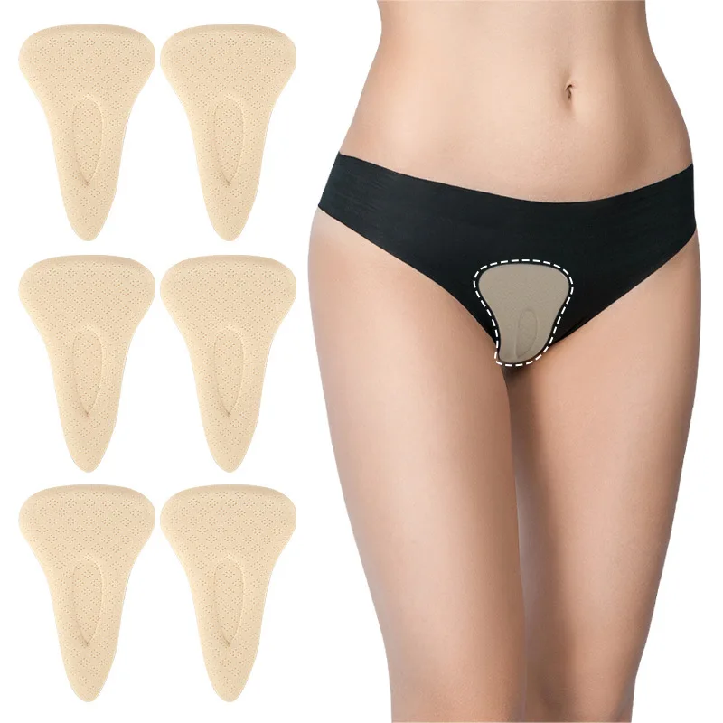 Women Vagina Protector Swim Sponge Pad Private Patch Tights Skinny Leggings Pants Liner Underwear Avoid Embrassed Pads Mats