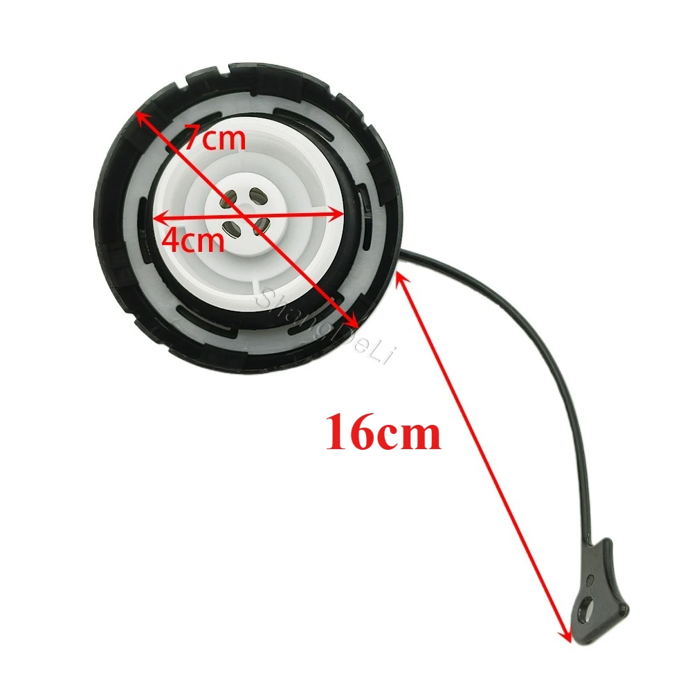 Car Inner Tank Covers With Rope Fuel Tank Lid Oil Cap Suitable For Mitsubishi Pajero Montero Shogun MK2 MK3 V31 V73