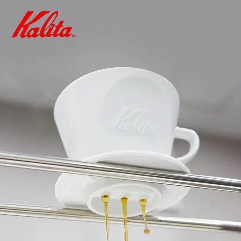 Japan kalita hand punch coffee pot set household drip filter cup glass sharing pot filter cup coffee tool