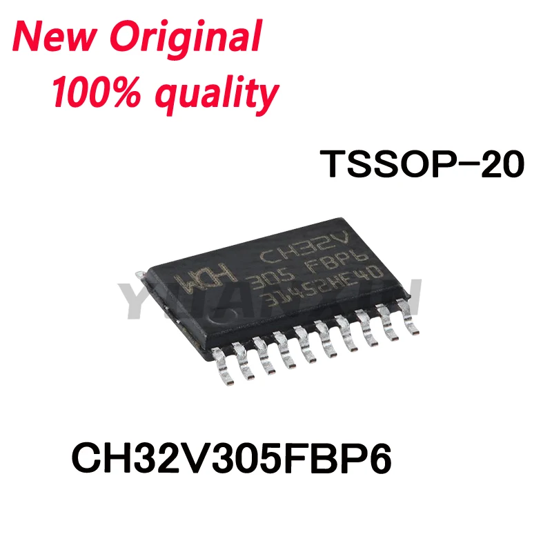 2~10/PCS New Original CH32V305FBP6 CH32V 305 FBP6 TSSOP20 32-bit microcontroller chip In Stock Fast Delivery