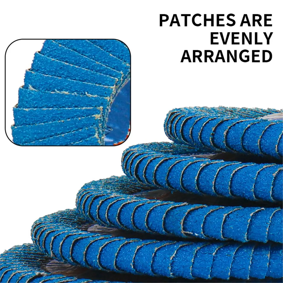 DT35BG Polishing Flap Disc Angle Grinder Sanding Wheel for Woodworking Sharpening Metal Deburring Rust Removal 100x16