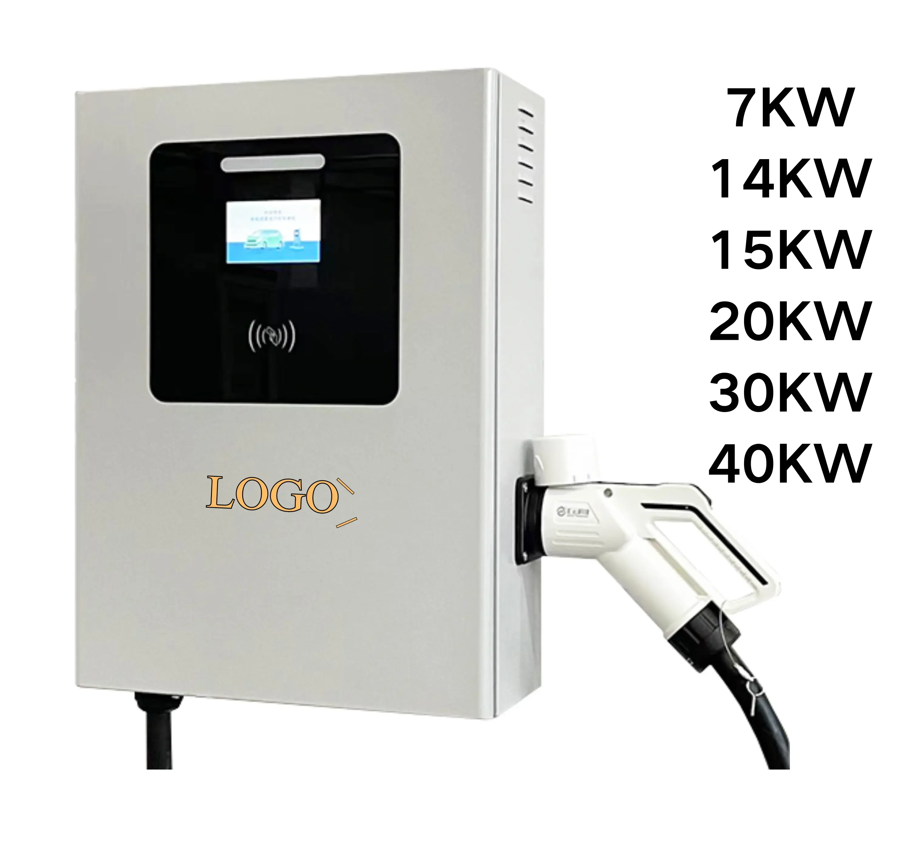 Carregadores rápidos DC no atacado: CCS2, CCS1, CHAdeMO, GBT - 7kw a 40kw, controlados por aplicativo, compatível com OCPP, personalização de logotipo