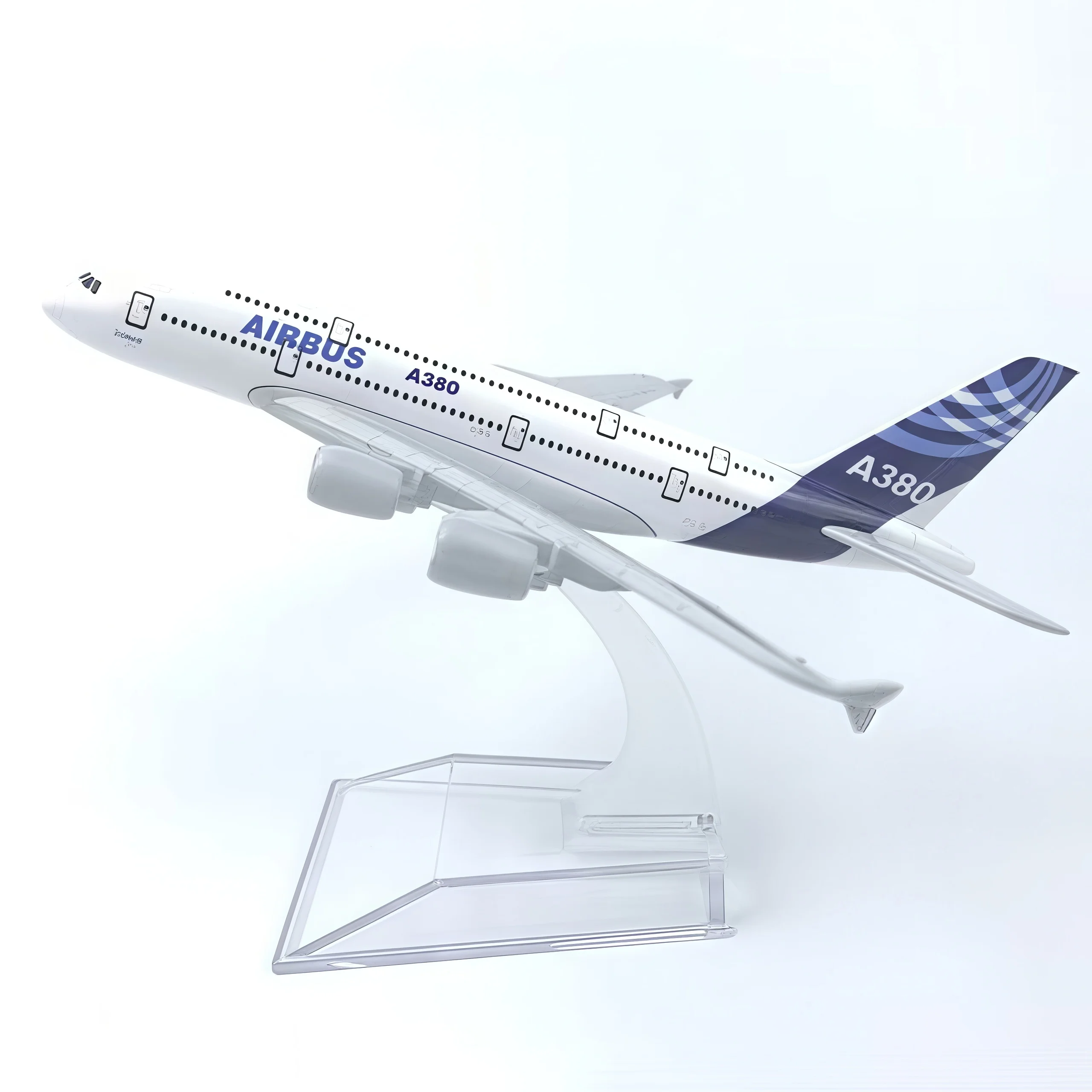 

16CM A380 Prototype 1:400 Airbus Aircraft Model Simulation Passenger Plane Alloy Material Static Display Piece Collectible
