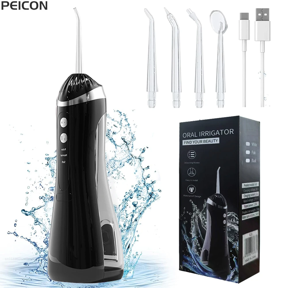 

Electric Oral Irrigator Water Flosser for Teeth Dental Water Irrigator Rechargeable Portable Dental Water Jet for Teeth Cleaning