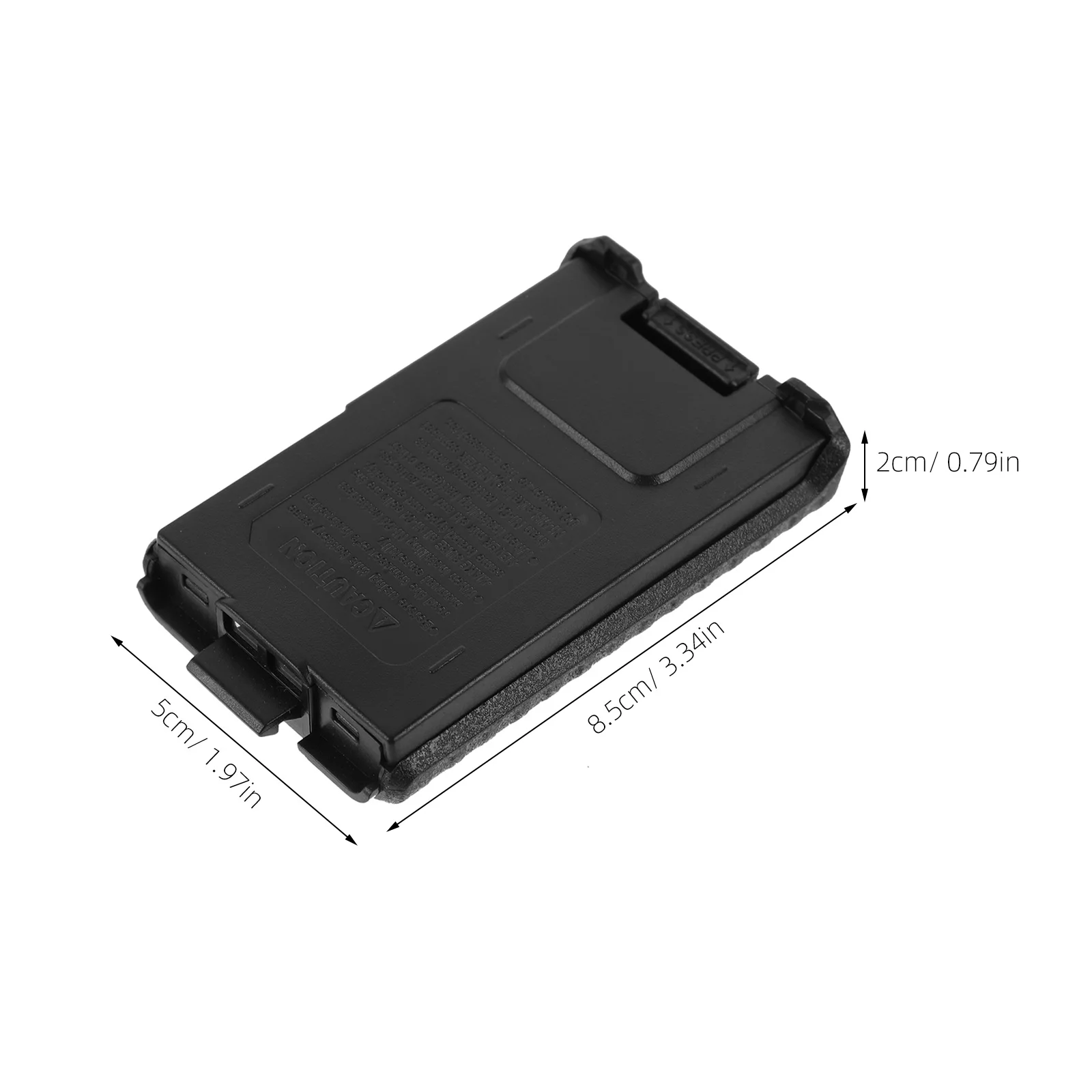 

Box Holder Black Cover for 6 X 1.5V Aa Batteries Lightweight Portable Case Wire Connector Durable Case