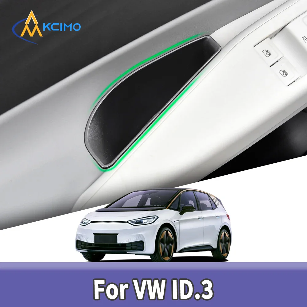 

Door Handle Storage Box for VW ID.3 ID3 ID 3 Door Armrest Holder Tray Organizer Interior Tidying Practical Car Accessories