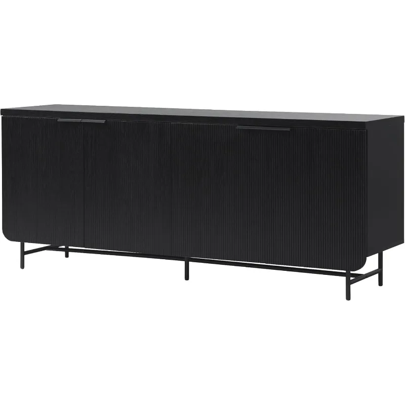 

Walker Scandinavian Grooved Sideboard, kitchen cabinets tv table