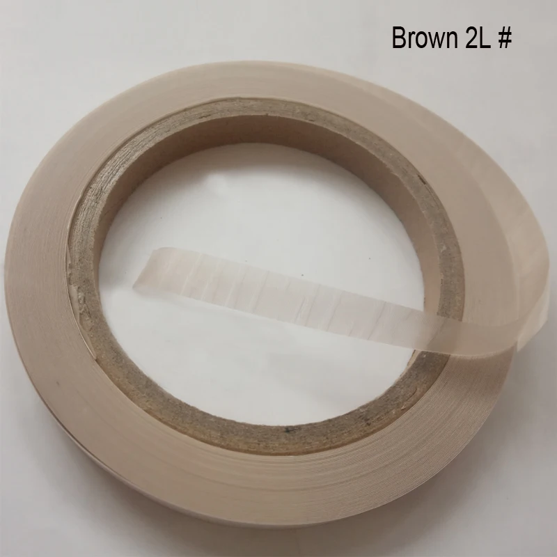 Wholesale Skin/Black /brown PU Glue Strip 1.0cm For Tape Hair Extension Making Thinner-PU-Fabrics For Making Tape Hair Extension