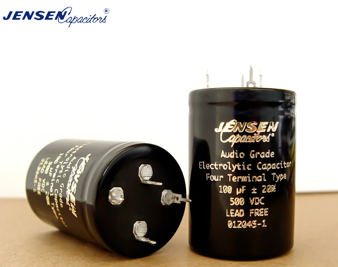 1pcs/lot Denmark Jensen 100uf 500v 35X50MM quadrupole balanced Electrolytic capacitor original handicraft free shipping