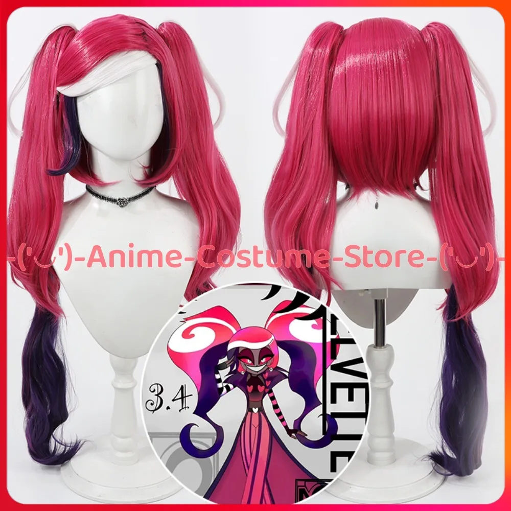 

Hazdin Kotel Velvet Cosplay Wig Ponytail Anime Character Halloween Carnival Party Costume Wigs Heat Resistant Synthetic Hair