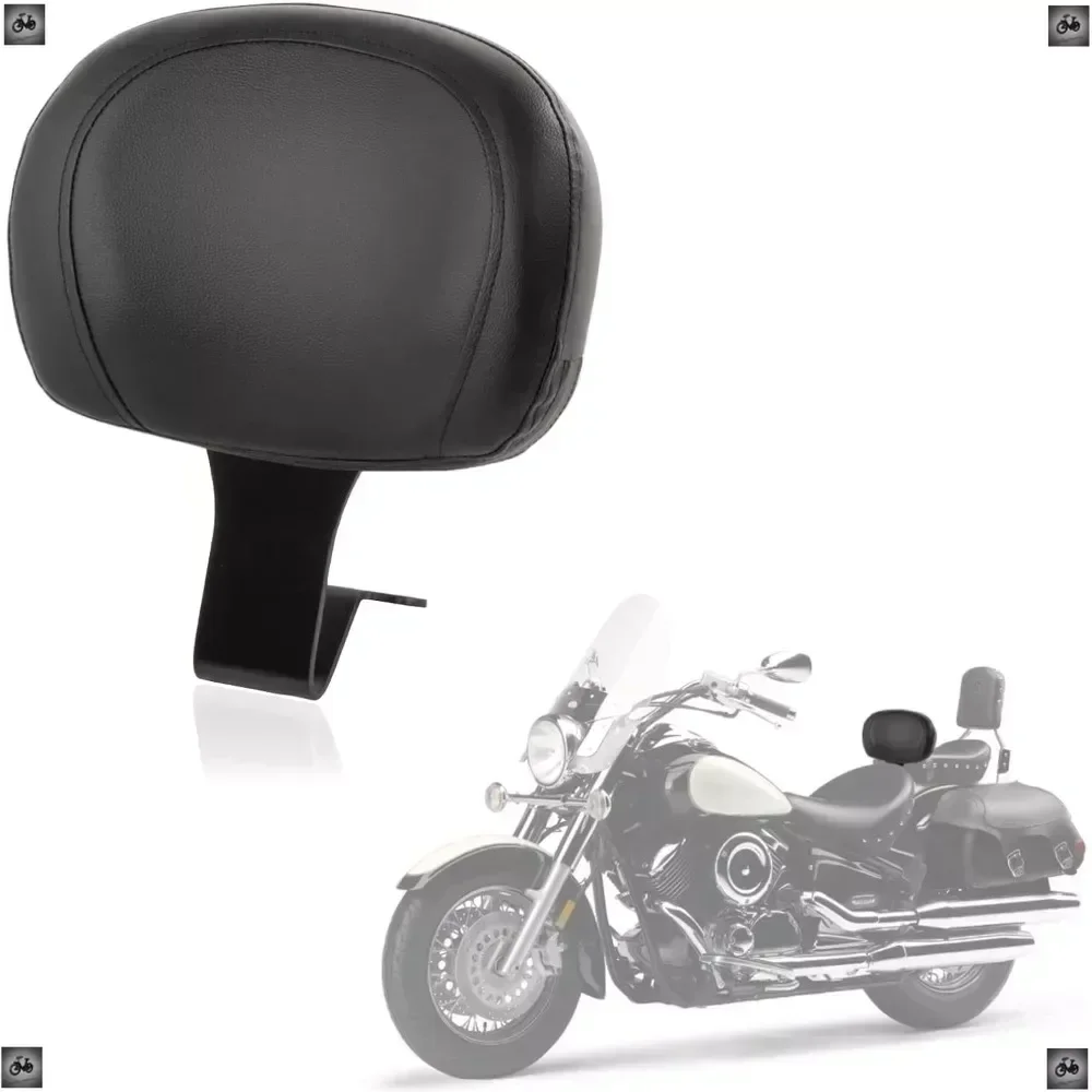 

Motorcycle Sissy Bar Driver Backrest Rider Cushion Pad for Yamaha Dragstar Vstar XVS 1100 1998-2022 Backrest Pad