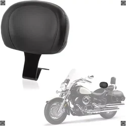 Motorcycle Sissy Bar Driver Backrest Rider Cushion Pad for Yamaha Dragstar Vstar XVS 1100 1998-2022 Backrest Pad