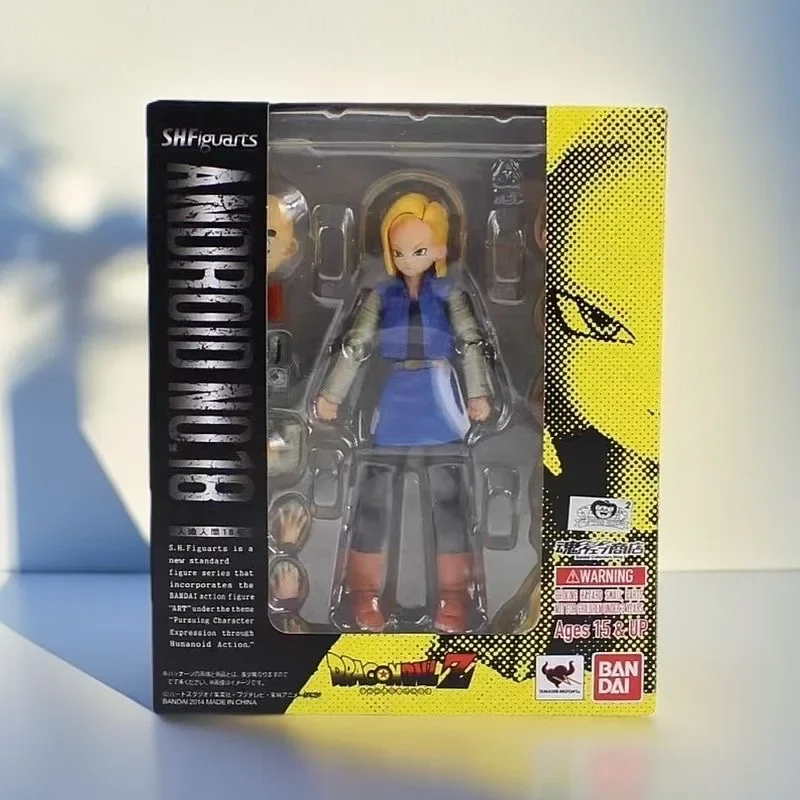 

Bandai Genuine Soul Limited SHF Dragon Ball Artificial Man No. 18 Moving Figure Model Ornament Collection Gift