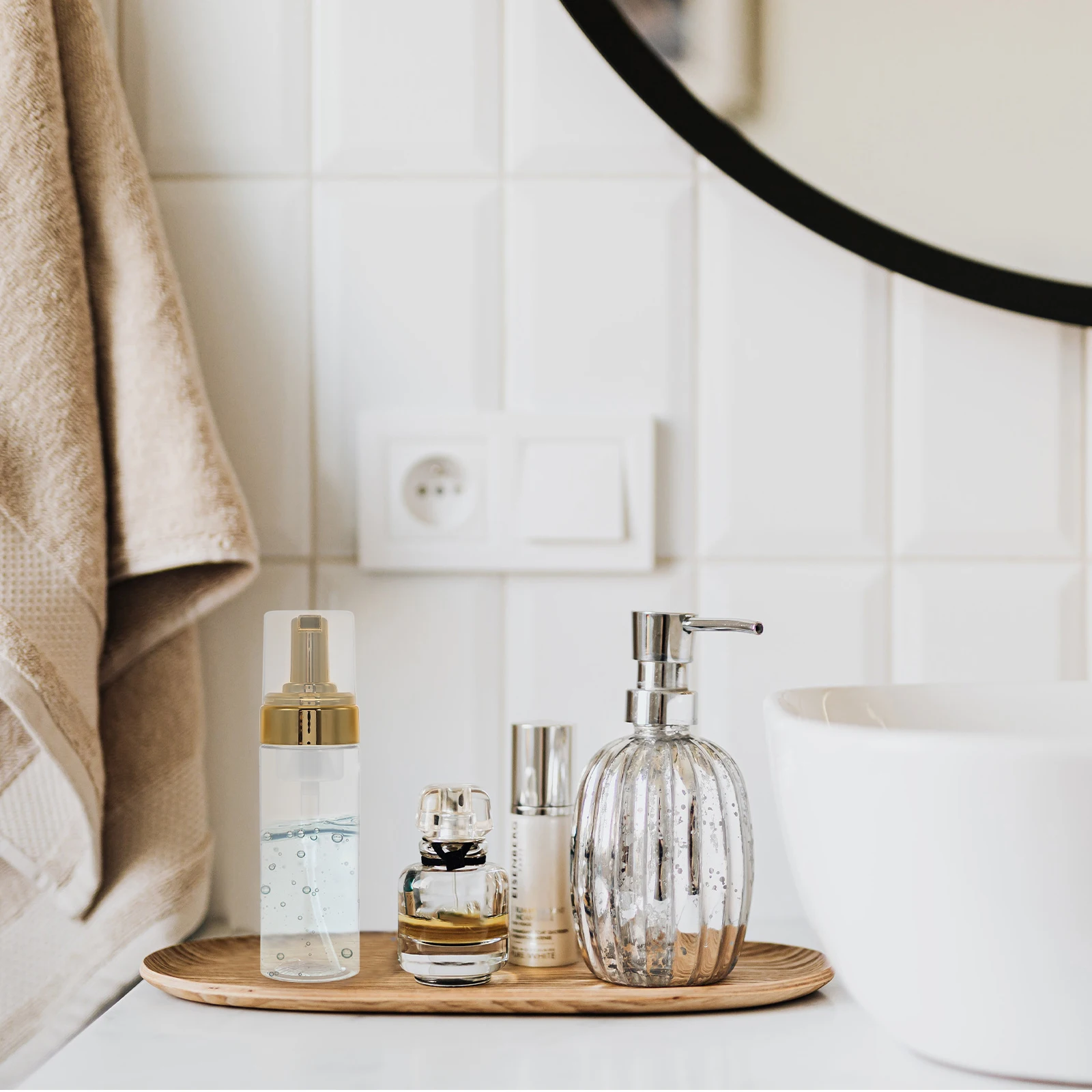 إعادة الملء 100 120 150 مللي زجاجة مضخة بلوري 2 قطعة موزع سفر فارغ حاوية غسول شامبو شفافة #3