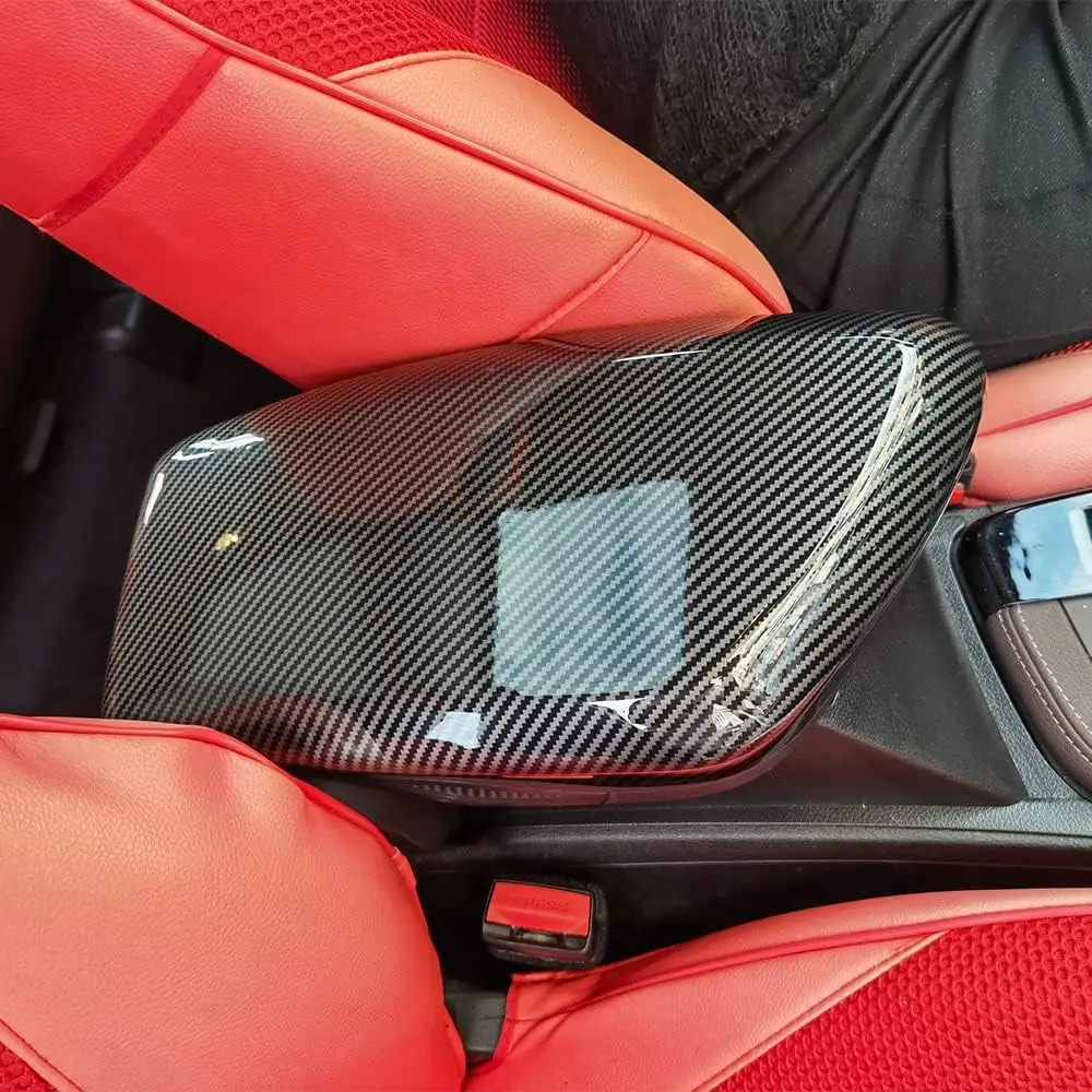 

Left Hand Drive Armrest Panel For BMW X1 X2 F39 F48 2016-2023 Carbon Fiber Color Car Interior Center Armrest Box