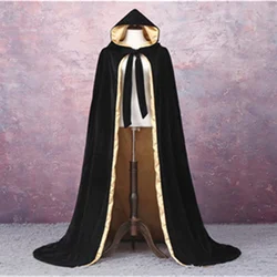 Capa de terciopelo para desfile de Halloween para mujer, traje de lujo de estilo europeo, capa Medieval, traje de Reina, chal