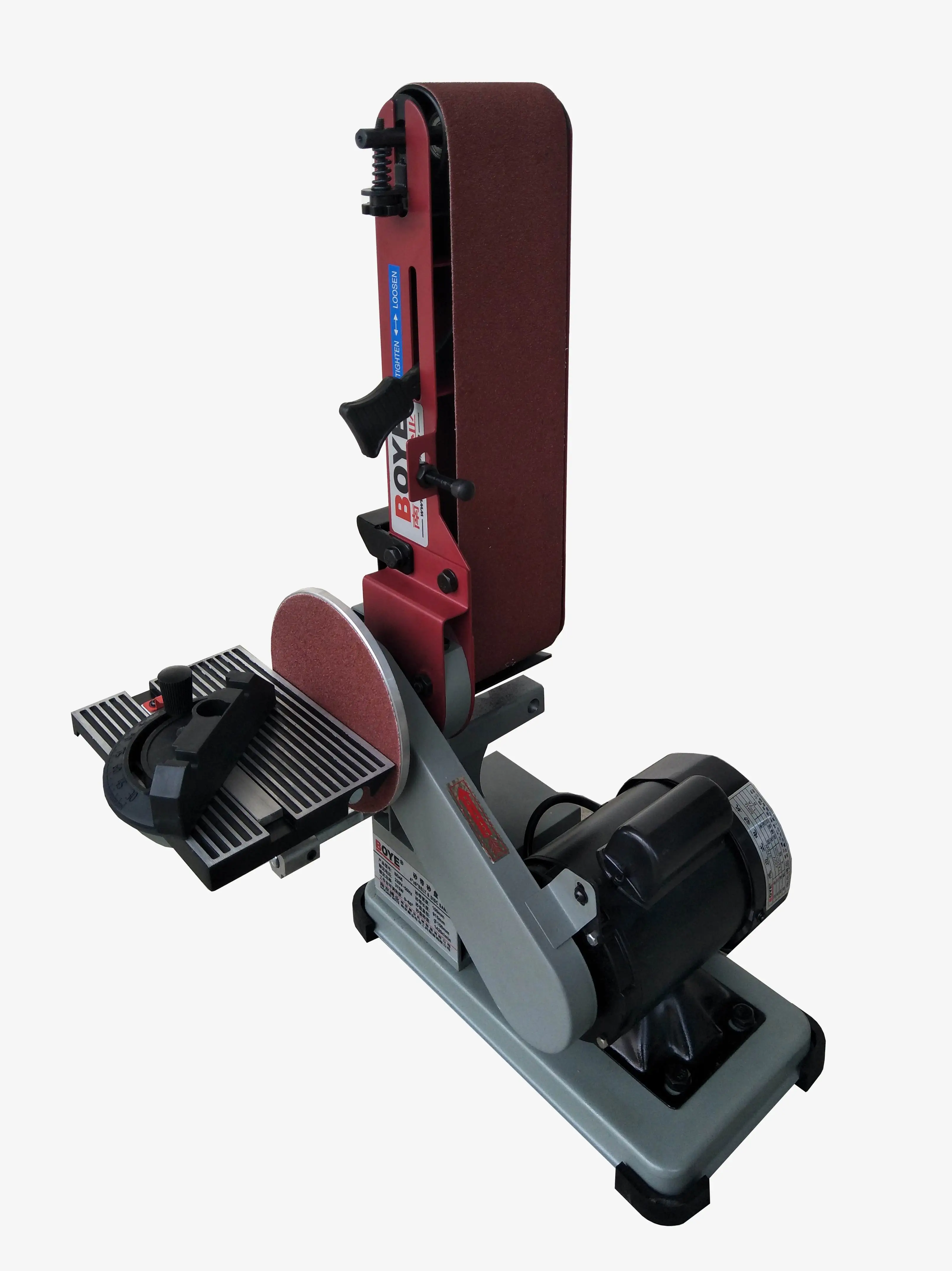 BD46 abrasive belt sander multi-functional desktop vertical polishing polishing chamfering machine home