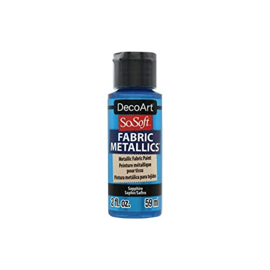 

Deco Art SoSoft Fabric Acrylic Metallic Paint 2oz