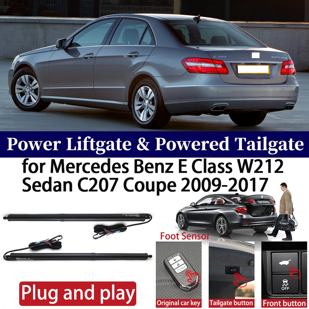 

for Mercedes Benz E Class W212 Sedan C207 Coupe 2009-2017 Car OEM Power Liftgate Automatic One-Click Powered Tailgate Strut