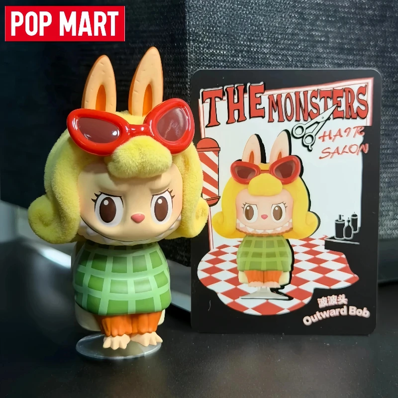 Pop Mart Labubu Retro Barbershop Blind Box Figur Sammlerstück Kreative Puppe Trendiges Spielzeug Ornament Spielzeug Geschenk Niedliche Skulptur