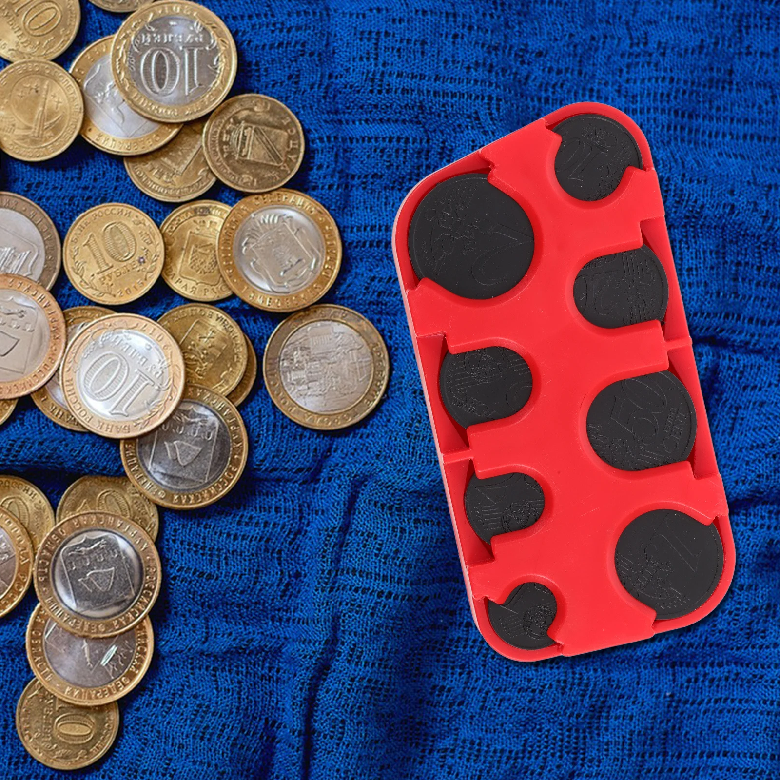 Large Capacity Storage Box Pp Material Portable Holder For Car Change Organizer Coin Collection Display Case Coin Pouch Currency