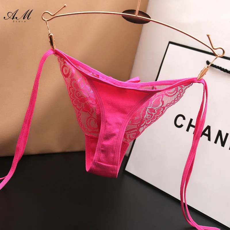 New Japanese Sexy Women Panties Transparent Underwear Hollow Out Female Thongs Erotic Lingerie Hot G-String Embroidery