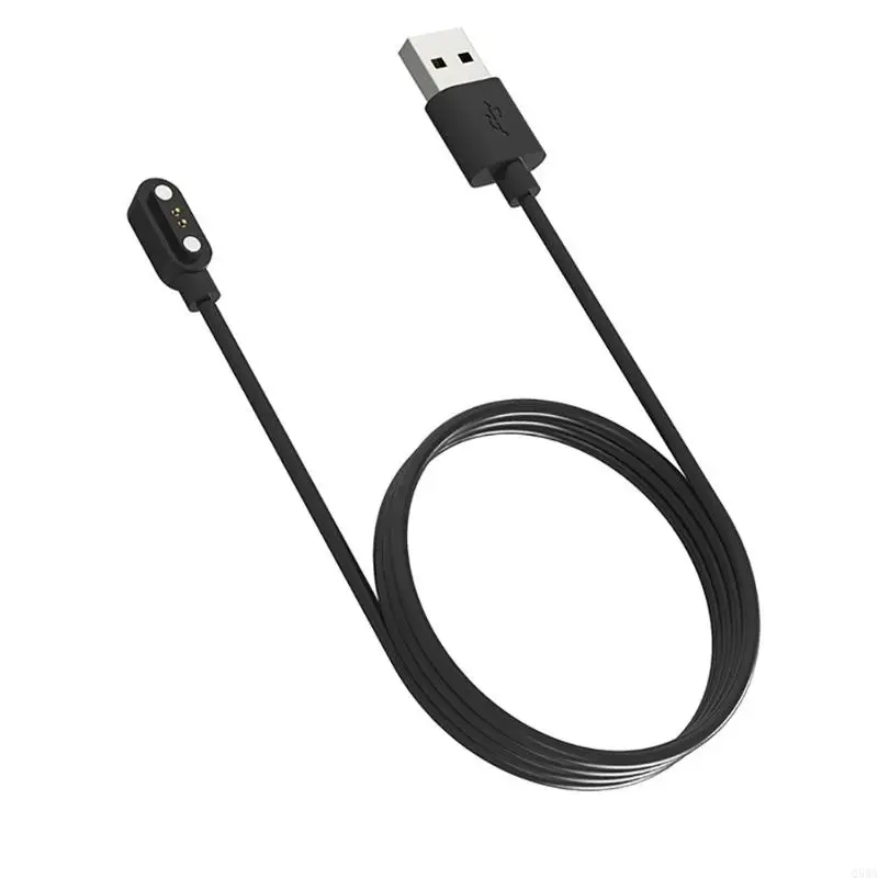 Q5WA Cable cable USB para HW12 HW16 para reemplazo reloj inteligente 2 pines magnéticos usb magnéticos