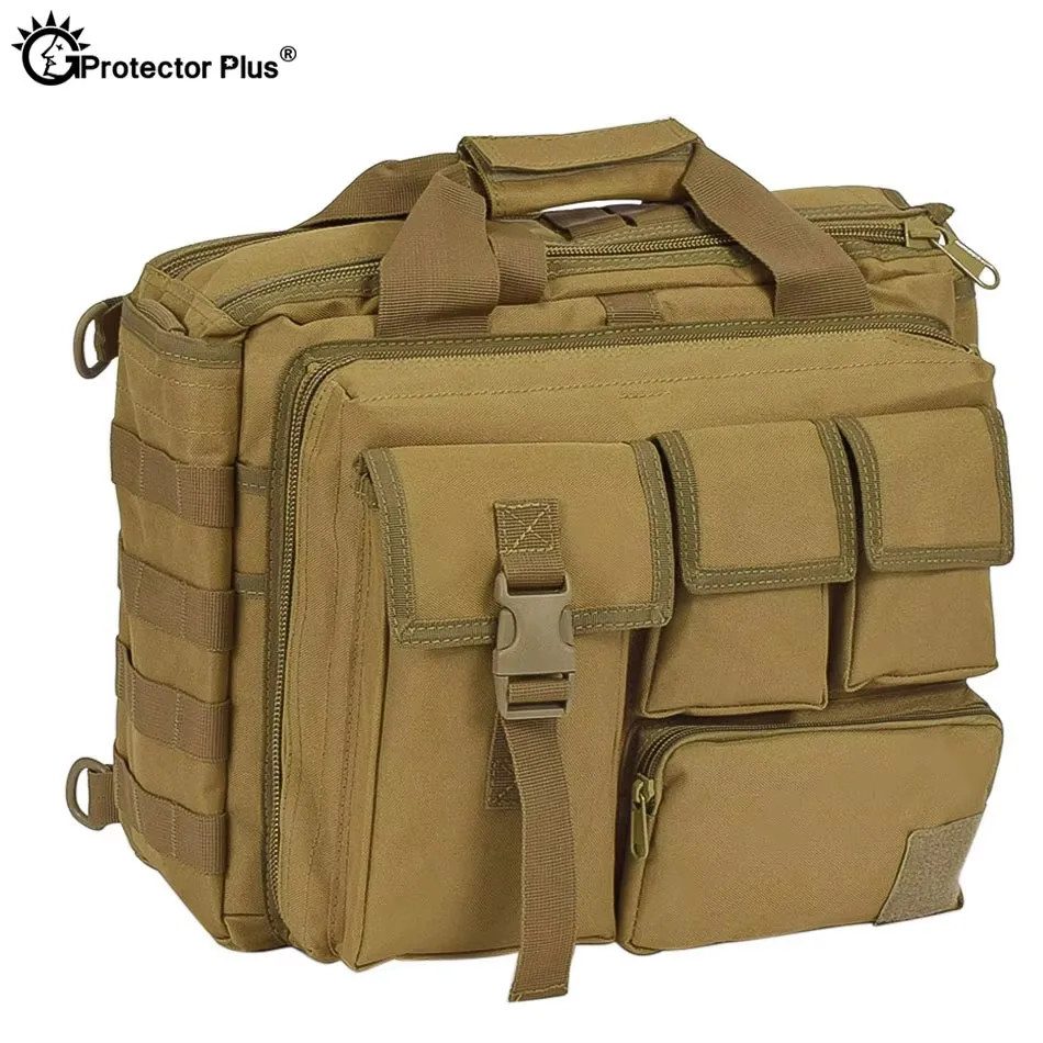 

PROTECTOR PLUS Laptop Bag Tactical Hunting Crossbody Sling Bag Outdoor Sport Travel Hiking Camping Computer Camera Pack