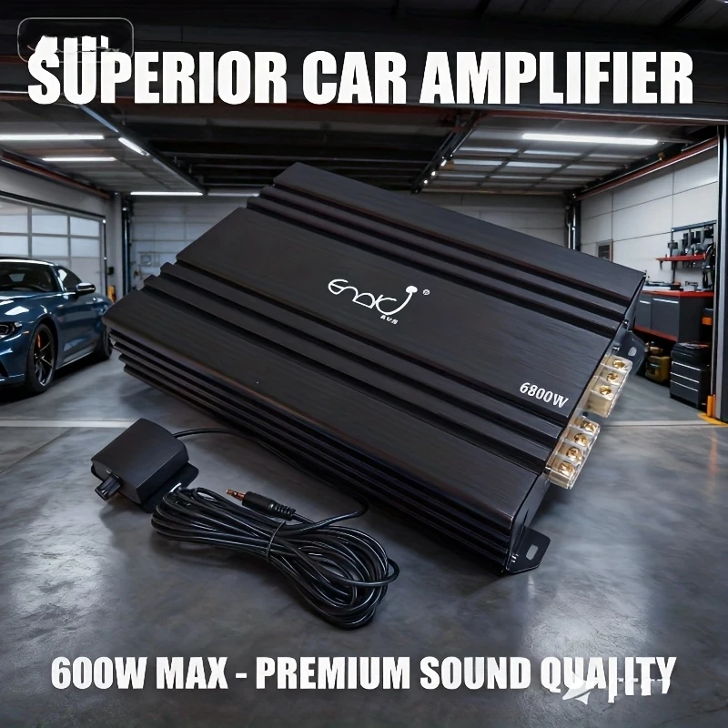 Maximum power for vehicle use3000WMono Audio Power Amplifier，Car-mounted super bass amplifier，Low-distortion smooth sound qualit