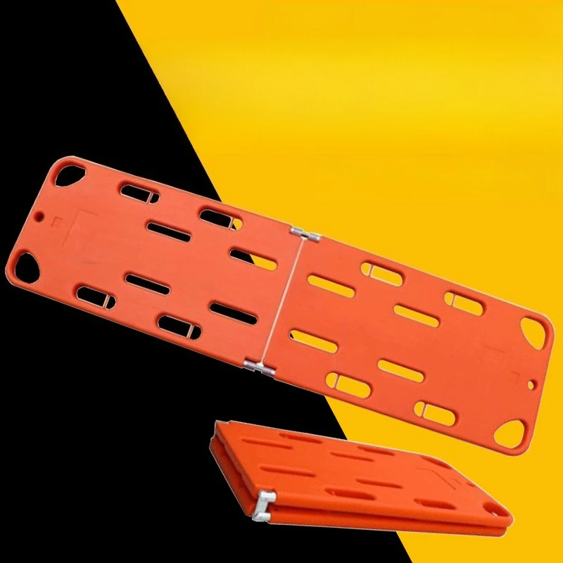 

PE folding stretcher, folding X-ray penetrating water rescue two-fold four-fold PE floating spine board spine board