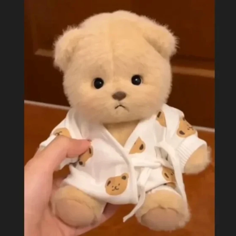 귀여운 곰 인형, 공식 봉제 인형, 정통 장난감, 다양한 귀여운 곰, 부드럽고 편안한 의상 