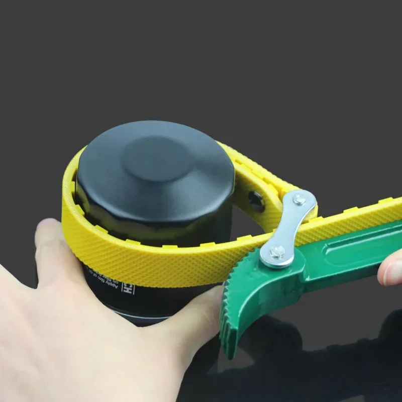 Motorcycle belt wrench, multifunctional maintenance tool, household bottle opener, puller, adjustable wrench Accessories