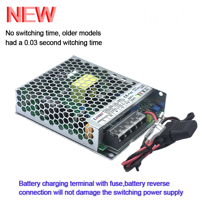 PSC-60W New UPS Charge Switching Power Supply With Fuse 90-264VAC 60W 13.8V 1A 27.6V 0.7A For Charge