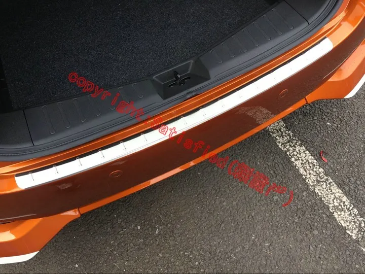 Stainless Steel Rear Bumper Sill Protector Trim For Nissan NOTE 2017 2018 Car Accessories Stickers