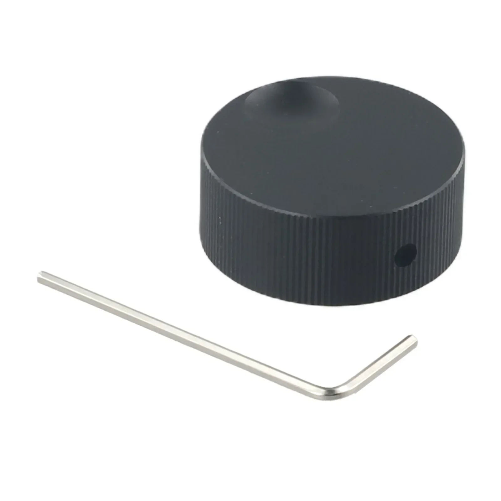 32mm Knob Aluminum For 6mm Potentiometer Black Matte Solid Aluminum Knob Volume Control Knob With Wrench