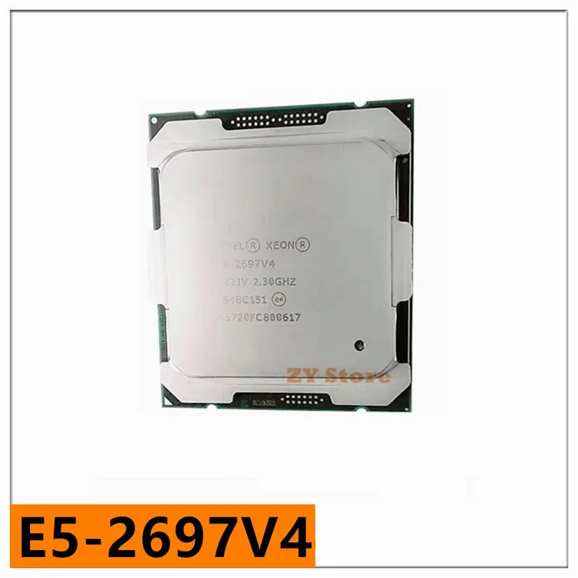 Xeon E5-2697V4 CPU 14nm 18 Cores 36 Threads 2.3GHz 45MB 145W processor LGA2011-3 for X99 motherboard E5 2697V4