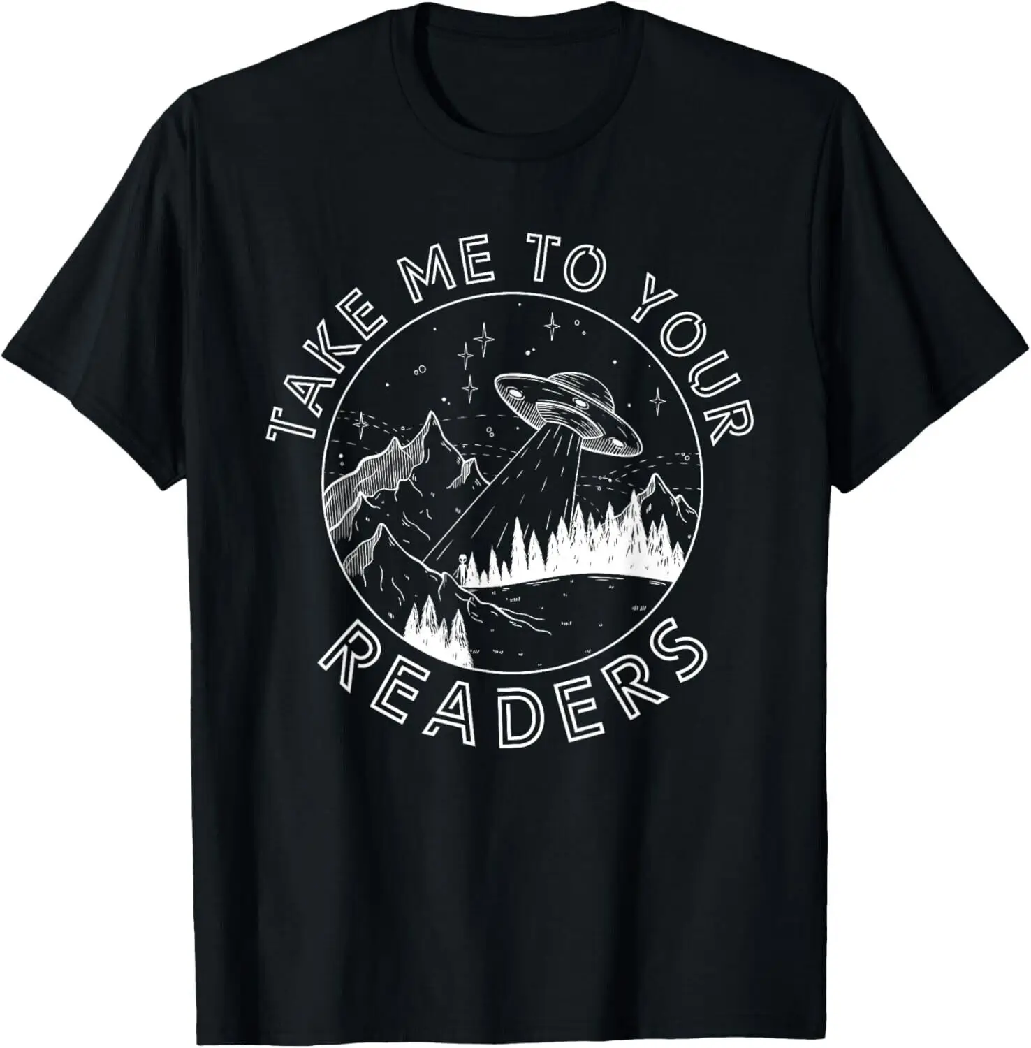 Take Reading English Teacher Library Alien Space Gift Unisex T-Shirt