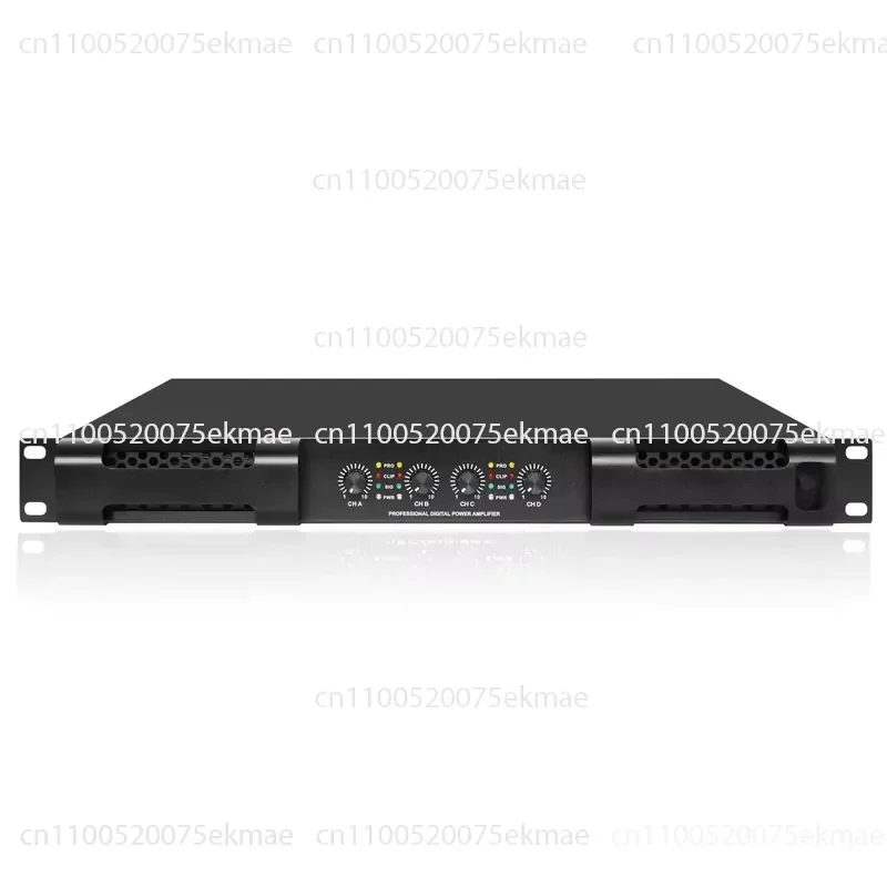 Class D Professional Amplifier Audio Amplifier 4 Channel Power Amplifier 1U Size 4 * 1000W Suitable for DJ Audio Set