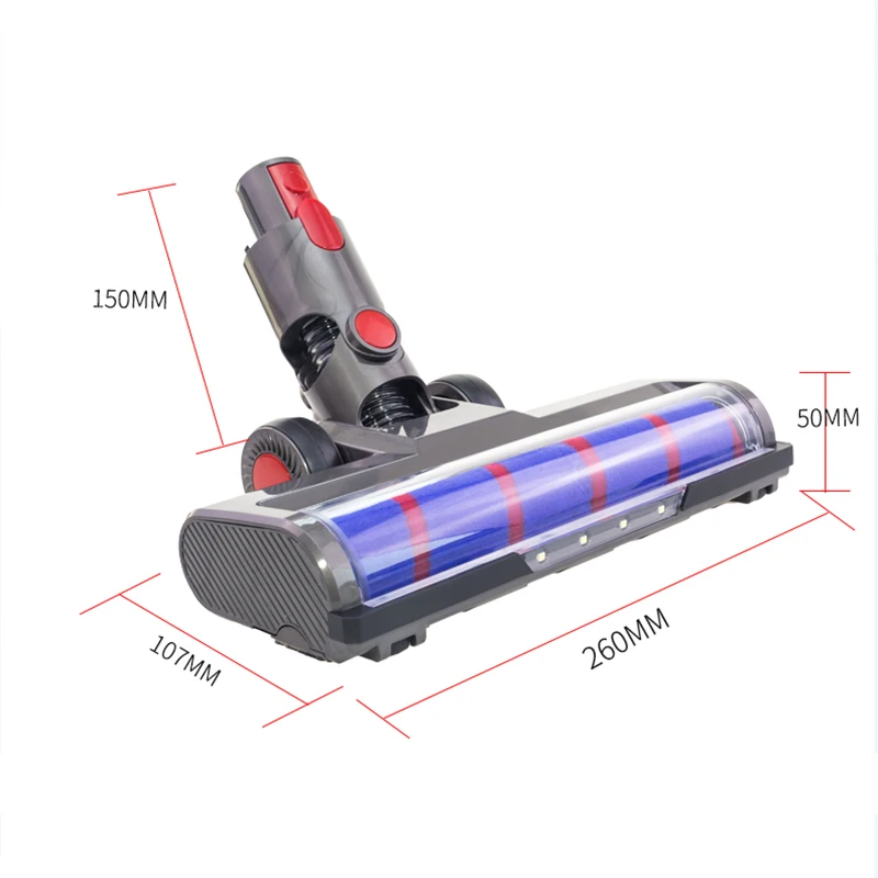 Cordless Roller Brush Head Cleaner, Substituição da parte da escova de cabeça, Aspiradores Peças, Vara, Dyson V7, V8, V10, V11, V15