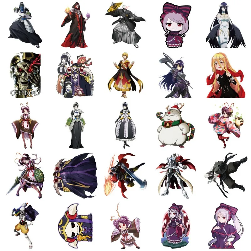 50/30/10PCS Anze Wul Gong Yarenbide Popular Anime Two-dimensional Peripheral Decoration Suitcase Refrigerator Waterproof Sticker