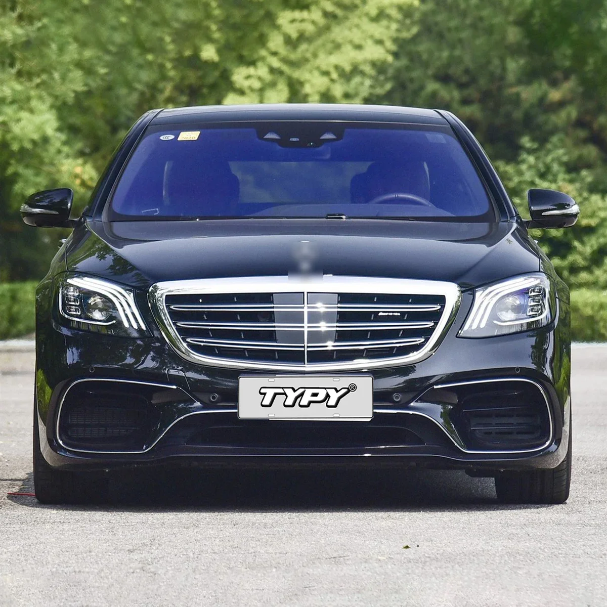 Body kit For Benz S-Class W221 2006-2012 Upgrade To 2018 W222 S63 Front And Rear Bumpers For Auto Lights