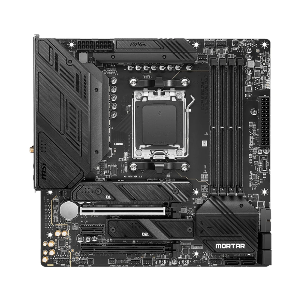 MSI MAG B650M MORTAR WIFI Motherboard DDR5 6400+(OC) MHz Double Channel AMD B650 Wi-Fi 6E M.2 USB3.2 128G Socket AM5 Copper PCB