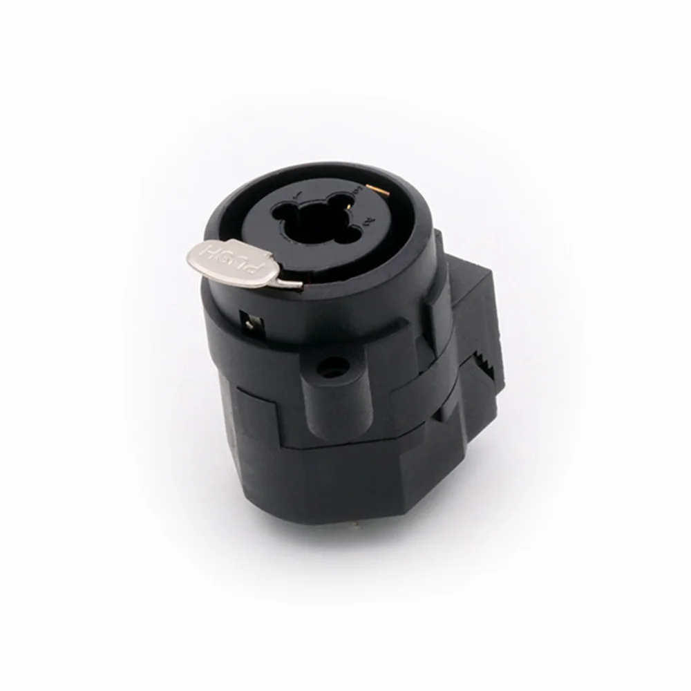 7pin Dual XLR Jack+6.35mm Female Socket Set XLR Microphone Jack 7pin Seat Audio Socket Panel Mounted Type