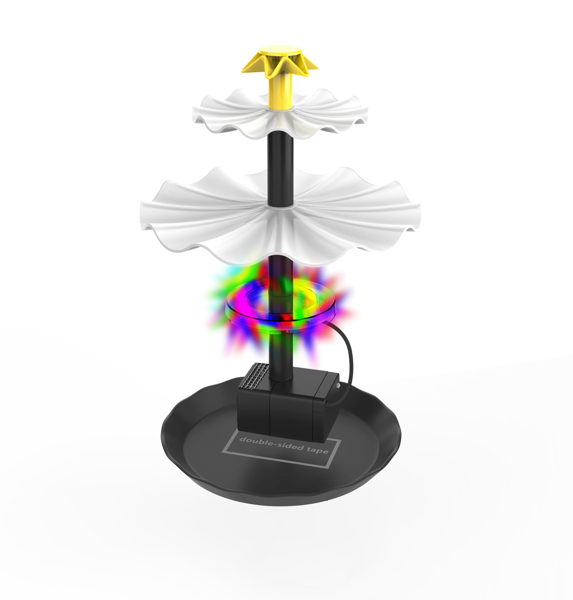 6W Garden Flower Spraying Kit Fountain Solar Panel Powered Flower Garden Decoration Outdoor LED Water Fountain Pump