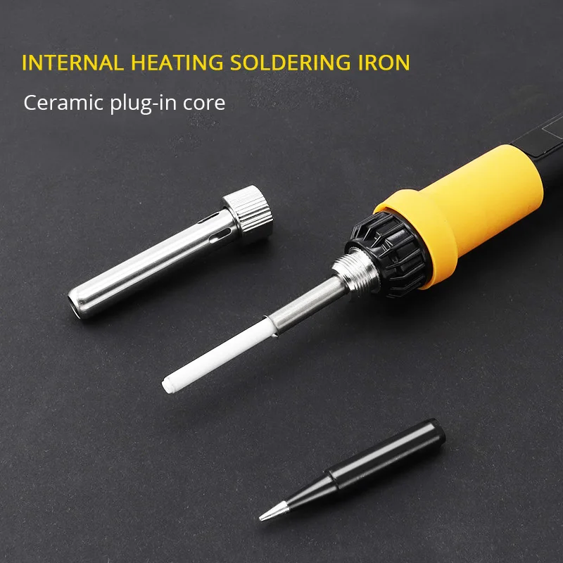 Electric Soldering Iron 80W LCD Digital Display Adjustable Temperature 220V/110V Internally Heated Welding Solder Repair Tool